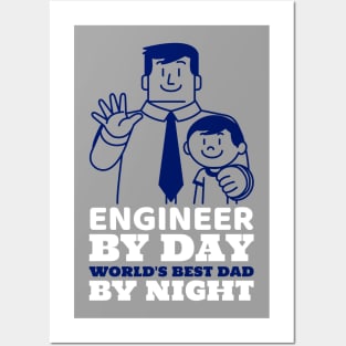 Engineer Dad Posters and Art